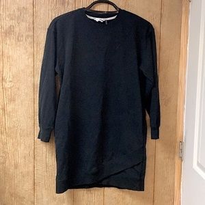 DKNY NWOT black sport sweater dress with pockets